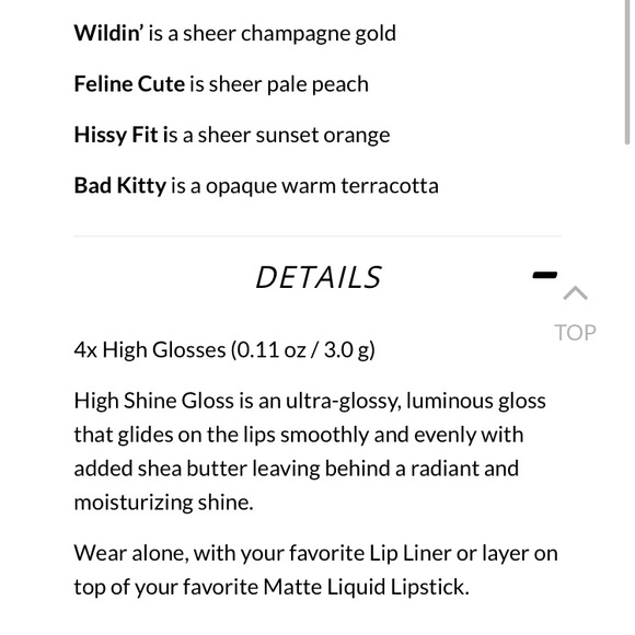 BNIB Limited Edition 4pc High Gloss Set - Picture 8 of 15